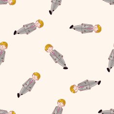boy man cartoon sticker icon N4