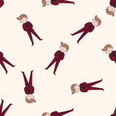 boy man cartoon sticker icon N7