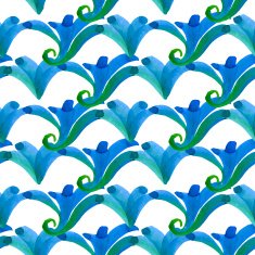 Hand drawn seamless watercolor brush pattern fashionable sophist N12