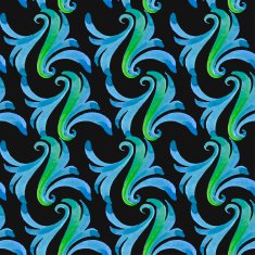 Hand drawn seamless watercolor brush pattern fashionable sophist N14