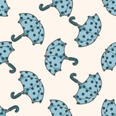 Umbrella cartoon seamless pattern background N4
