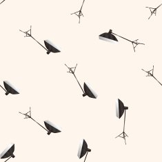 Photographic equipment lighting board cartoon seamless pattern background N7