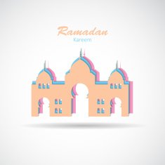 Background for Muslim Community Festival Vector Illustration N19