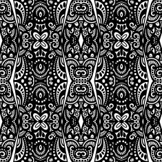 Seamless Vintage Lace Pattern (Vector) N24