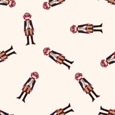 people party dress cartoon seamless pattern background N5