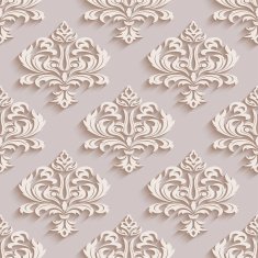 Seamless wallpapers in the style of Baroque Can be used N12