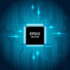 Circuit board vector background