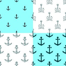 Anchor seamless pattern