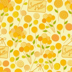 Abstract colorful image made from words which relate with summer N3