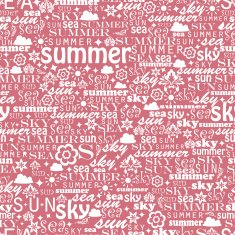 Abstract colorful image made from words which relate with summer N4