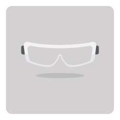 Vector of flat icon glasses