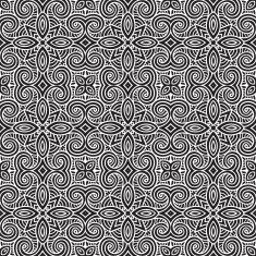 ethnic seamless pattern ornament print design N37