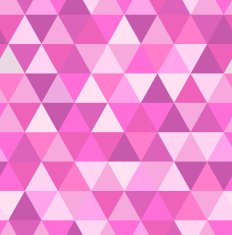 Seamless retro pattern of geometric shapes Pink mosaic backdrop