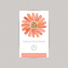 Floral business card N2