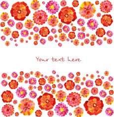 background from watercolor colorful flowers