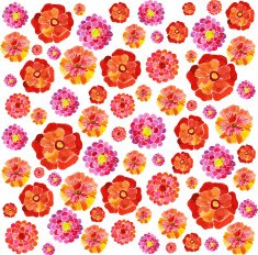 background from watercolor colorful flowers N2