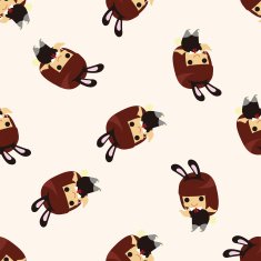 casino playboy bunny cartoon seamless pattern background N2
