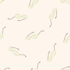 glasses cartoon seamless pattern background N9