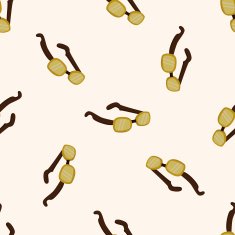 glasses cartoon seamless pattern background N10