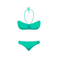 Women girl swim suit