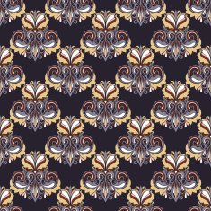 Vector Seamless Damask Pattern N3