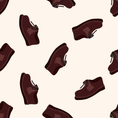 shoe style cartoon seamless pattern background N5
