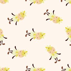 flower f cartoon seamless pattern background N4