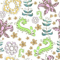 Floral design in a tender colors N2