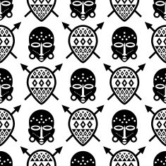 African Tribal Pattern Ethnic ornament N20