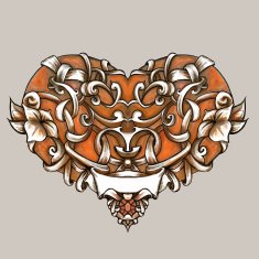 hearts illustrations vector pattern