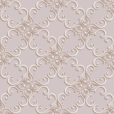 Floral seamless wallpapers in the style of Baroque Can be N10