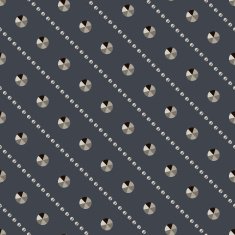 Seamless metallic rivets diamonds pattern