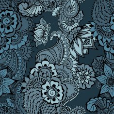 Mehndy flowers pattern N14