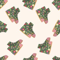shoe style cartoon seamless pattern background N9