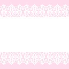 card with lace border