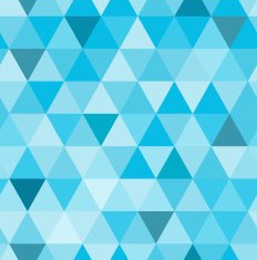 Seamless retro pattern of geometric shapes Blue mosaic backdrop
