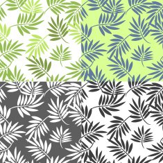Palm leaves pattern