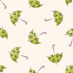 Umbrella cartoon seamless pattern background N23