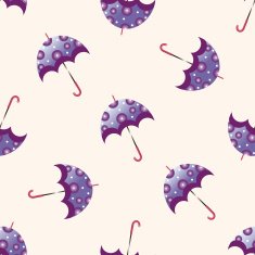 Umbrella cartoon seamless pattern background N24