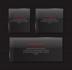 Glass Transparency Frame Vector Illustration N8