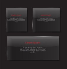 Glass Transparency Frame Vector Illustration N11
