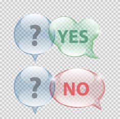 Glass Transparency Speech Bubble Vector Illustration
