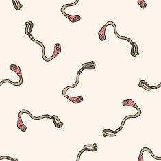 Pet dog chains 10 cartoon seamless pattern background