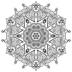 circular pattern of indian