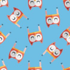 baby hat flat icon eps10 seamless pattern background