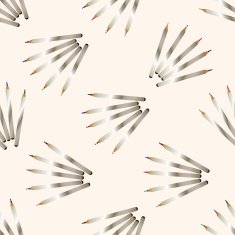 eye liner and eyeshadow cartoon seamless pattern background N6
