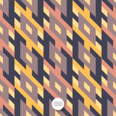 Seamless mosaic pattern Geometric background