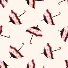 Umbrella cartoon seamless pattern background N39