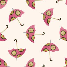 Umbrella cartoon seamless pattern background N41