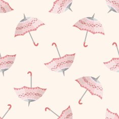 Umbrella cartoon seamless pattern background N42